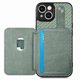 thumbnail image 4 of Funda Billetera Tejida para iPhone 14 con Soporte y Tarjetero Verde, 4 of 4
