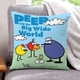 thumbnail image 1 of Peep y el Gran Mundo Fundas de almohada de terciopelo con tema, regalos de funda de almohada, decoración para el hogar, cojín de lanzar, regalo de cumpleaños para fans y parejas.66*66cm., 1 of 6