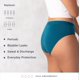 thumbnail image 2 of Calzoncillos menstruales saalt Comfort Brief de alta absorción, 2 of 8