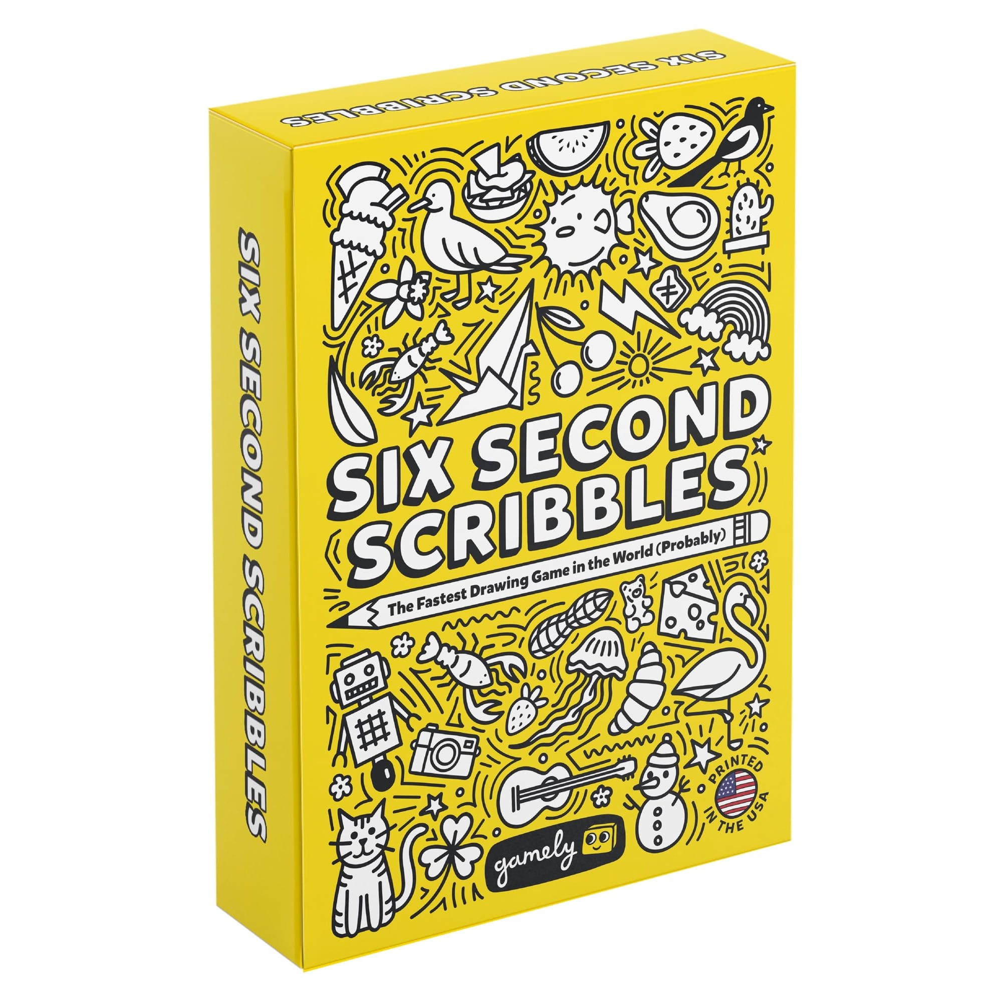 Juego De Dibujo Gamely Six Second Scribbles Family Party