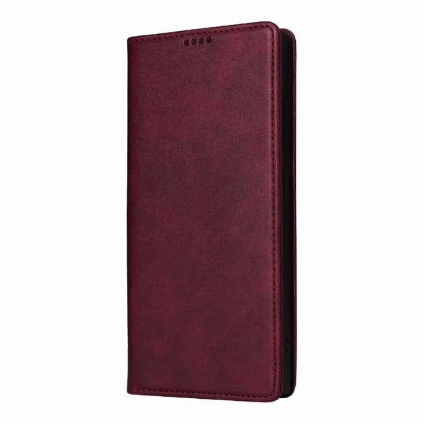Funda Cartera para iPhone Air con Ranuras Tarjetas y Soporte - Protección Completa Rojo
