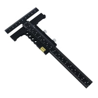 Ioensy - Trazador De Trabajos De Madera En Forma De T, Regla Deslizante Resistente Portátil Para Carpintero Doméstico Con Ajuste Fino