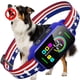 thumbnail image 1 of Collar antiladridos inteligente con IA DINJOO de 8 niveles, impermeable, rojo, blanco y azul, 1 of 8