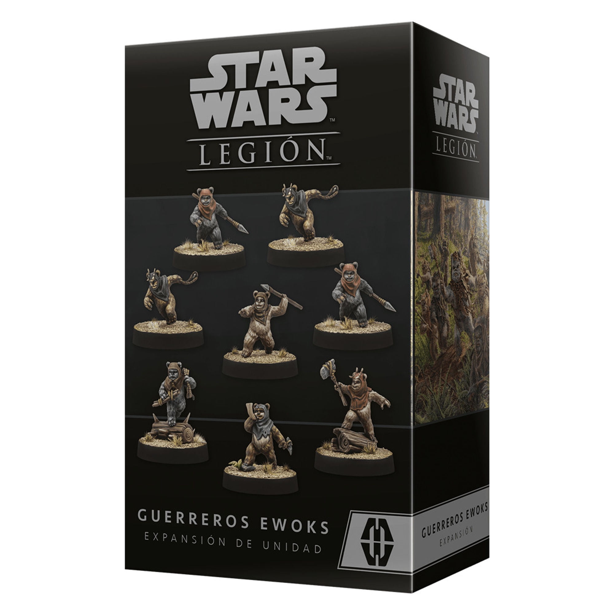 Asmodee - Juego De Miniaturas Star Wars Legion - Guerreros Ewok Unit Expansion