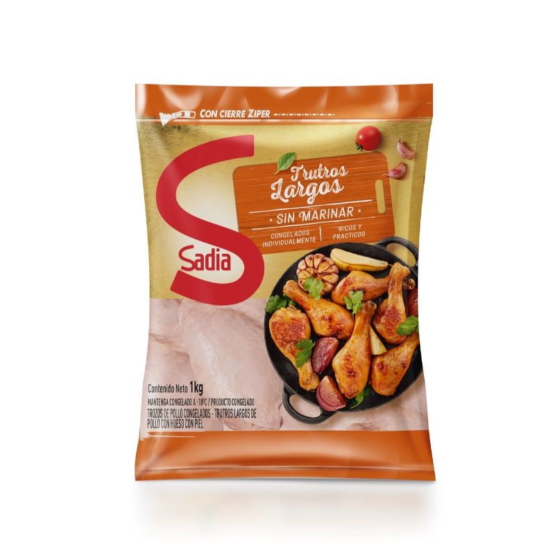 Pollo Trutro Largo Congelado 1 kg Sadia