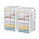 thumbnail image 2 of Organizador de almacenamiento Sterilite con 3 cajones, paquete de 4, color blanco, 2 of 9