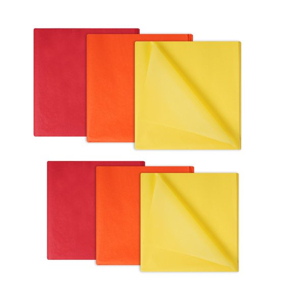 Papel de seda Daomong 120 hojas de 50 x 75 cm, 3 colores para envolver regalos