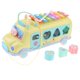 thumbnail image 4 of multifuncional bus mano golpear piano tirar a lo largo de los juguetes de juguete bebé juguete de regalo, 4 of 4