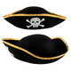 thumbnail image 1 of Gorro Pirata Borde Dorado Disfraz Niño/Adulto Halloween 2025, 1 of 5