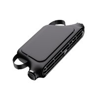 Magideal - Ventiladores De Automóviles Ventiladores De Asiento Para El Asiento Trasero Usb Ventilador De Refrigeración Car Equipo De Ventilador Interior De Venti Negro