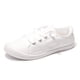 thumbnail image 1 of Zapatillas de lona blancas sin cordones de caña baja para mujer BENEKER talla 10, 1 of 7