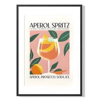 Genérico - Cuadro Póster Aperol Cóctel 33X43 Cm