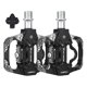 thumbnail image 2 of Pedales De Bicicleta MTB Con Calas De Doble Cara Para Pedal Sin Clip SPD Negro, 2 of 5