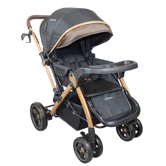 Coche De Paseo Cuna Comfy Negro Gold