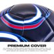 thumbnail image 4 of Balón de fútbol Franklin Sports oficial USSF talla 5 azul marino + bomba, 4 of 9