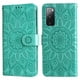 thumbnail image 3 of Funda tipo cartera FOXDOCK para Samsung Galaxy S20 FE , diseño girasol en relieve, cuero PU, cierre magnético, soporte y tarjetero, 3 of 5