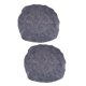 thumbnail image 5 of 2 Piezas Universal Spandex Stretch Office Swivel Chair Seat Slipcover Gris Oscuro, 5 of 5