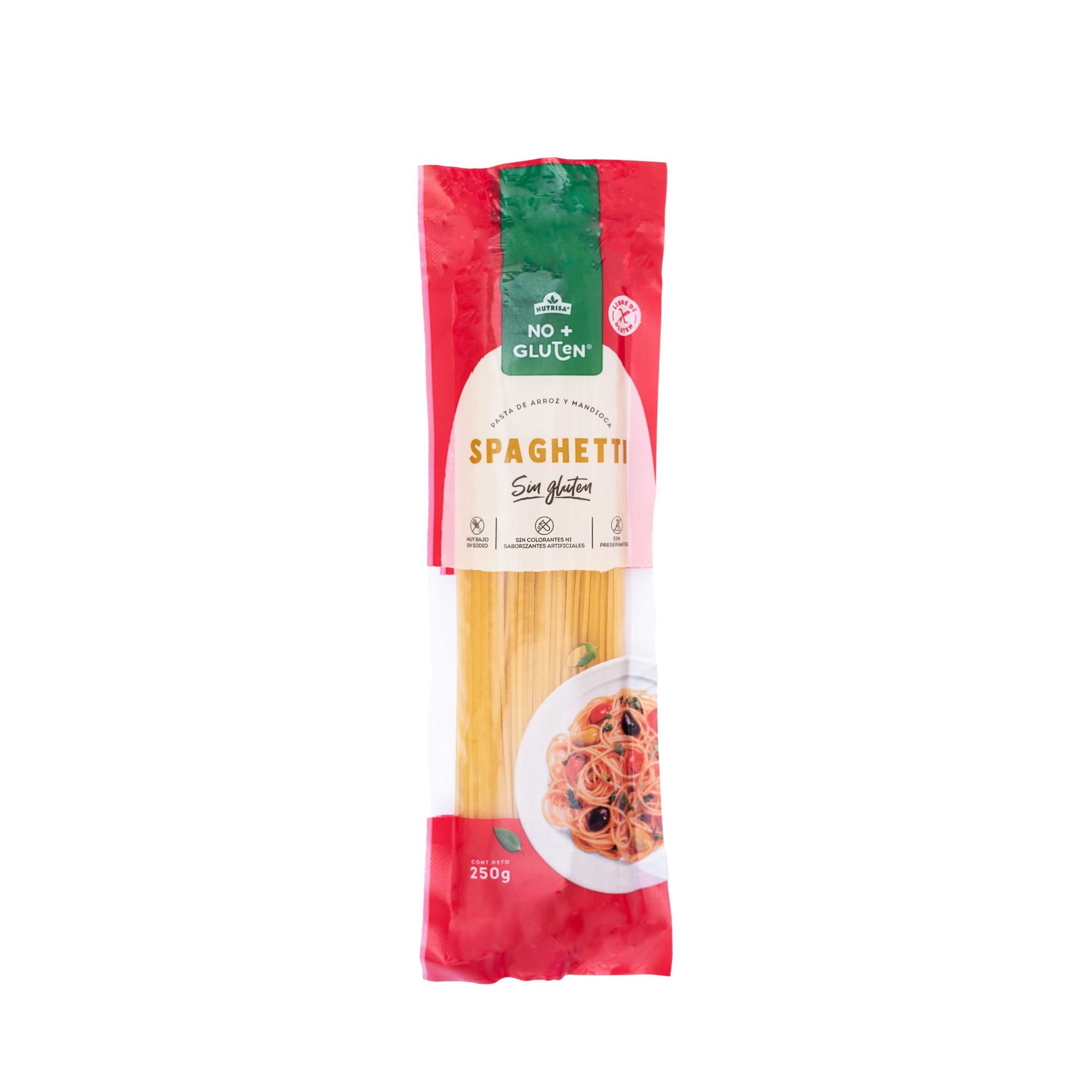 Fideo Pasta Sin Gluten Spaghetti N°5 Bolsa 250 g No + Gluten