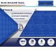 thumbnail image 3 of Toldo de Sombra Windscreen4less 2,4 x 2,4 m Azul Rectangular, 3 of 8