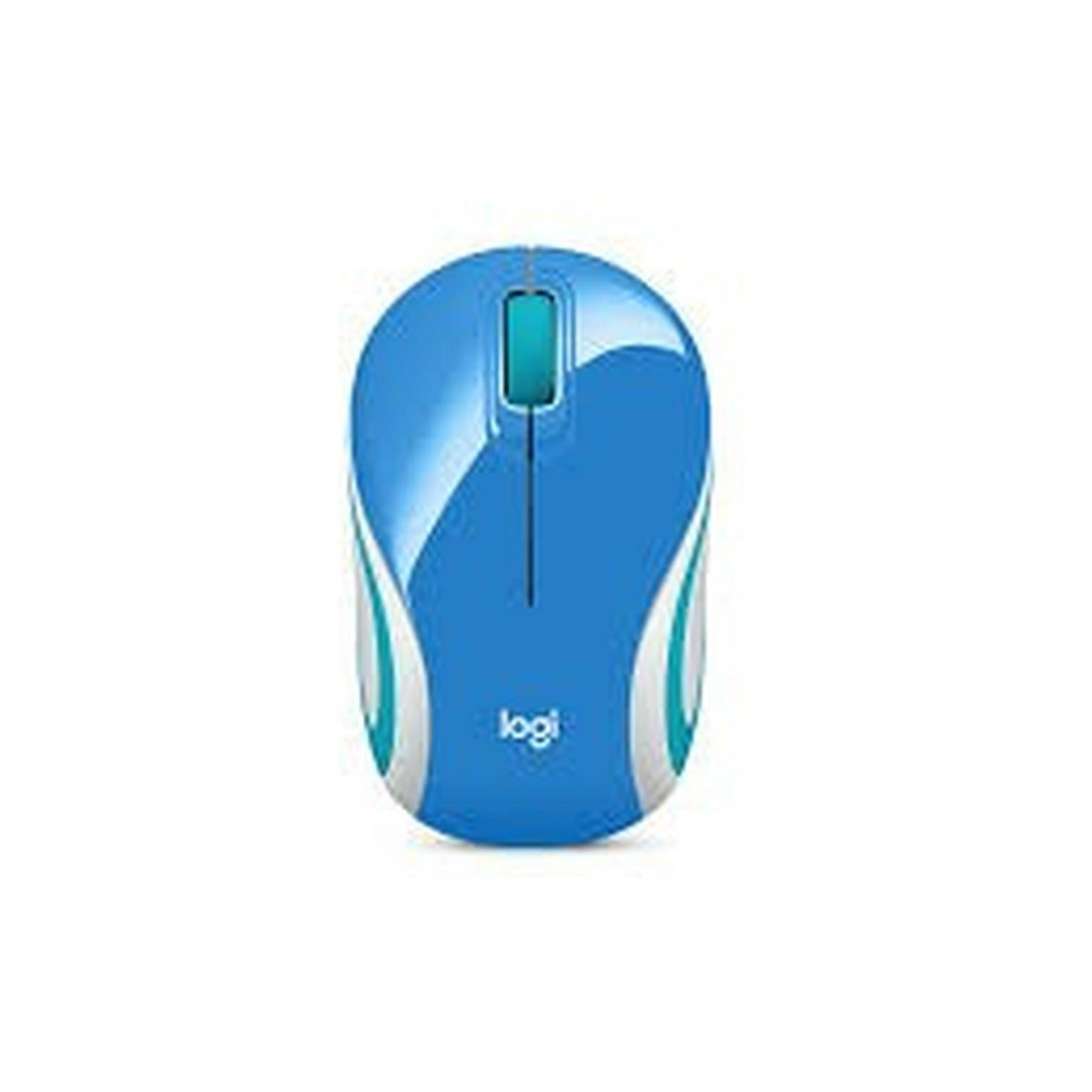 Logitech - Mouse Inalámbrico M187 Refresh Azul
