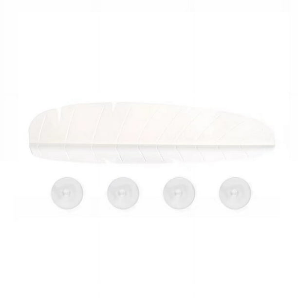 1pc Leaf Shaped Water Splash Guard Silicone Splash Guard With Attached Suckers For Water Sink, Bathtub, Faucet, Sink Backsplash Guard Faucet