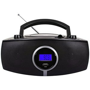 Hannlomax - Hx 316Cd Cd Mp3 Boombox Radio Am Fm Pantalla De Radiofrecu