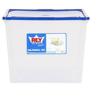 Reyplast - Caja Organizadora Almacenamiento Modubox 30 Lts