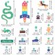 thumbnail image 5 of Pegatinas ODOXIA 126 para Camino Sensorial Interactivo Infantil, 5 of 7