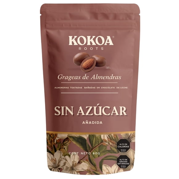 Chocolate Leche Sin Azucar Almendras, 80 g