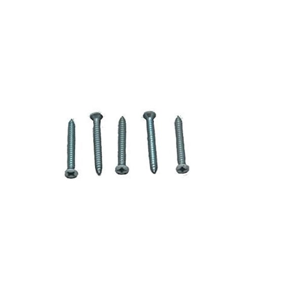 Screw AP Products 012-RT50 W, 6 x 1-1/2, color blanco, triple accionamiento, zinc