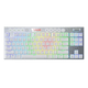 thumbnail image 1 of Teclado Redragon Horus K621w TKL inalámbrico blanco, 1 of 3
