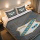 thumbnail image 1 of HNK Rijeka Shield Logo Duvet Cover Set Valentine's Day with this retro cartoon print duvet cover set that is lightweight and breathable, 1 of 1