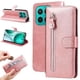thumbnail image 1 of Funda con Cremallera para Honor X8C, Carcasa Cartera de Cuero PU con Soporte y Tarjetero, 1 of 5