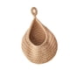 thumbnail image 5 of Cesta Colgante De Pared Con Forma De Gota, Tejida A Mano, Para Cocina, Barra, Verduras, 28 X 35 Cm, Color Caqui, 5 of 5