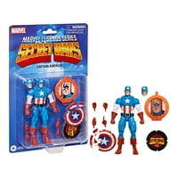 Figura De Acción Hasbro Marvel Legends Secret Wars Capitán América 15 Cm