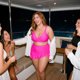 thumbnail image 3 of Agnes Orinda Bikini de Dos Piezas para Mujer de Talla Grande Retro Gingham con Nudo Alto Cintura Push Up Shirring Traje de Baño de Verano 4X Rosa Caliente, 3 of 9