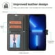thumbnail image 2 of Flip Wallet Faux Leather Protective Phone Case With Kickstand, With Magnetic Cover With Card Slots For Apple IPhone 14 13 12 11 XS XR X 7 8 SE2 SE3 Plus Pro Max, 2 of 3