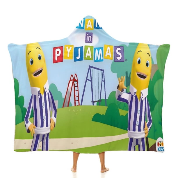 Plátanos En Pijamas Manta Capa Con Capucha Anti bolitas Manta De Lana Ártica Suave Manta Portátil De Felpa Ligera Y Lujosa Poncho Para Siesta En Casa Y Oficina 100*130cm