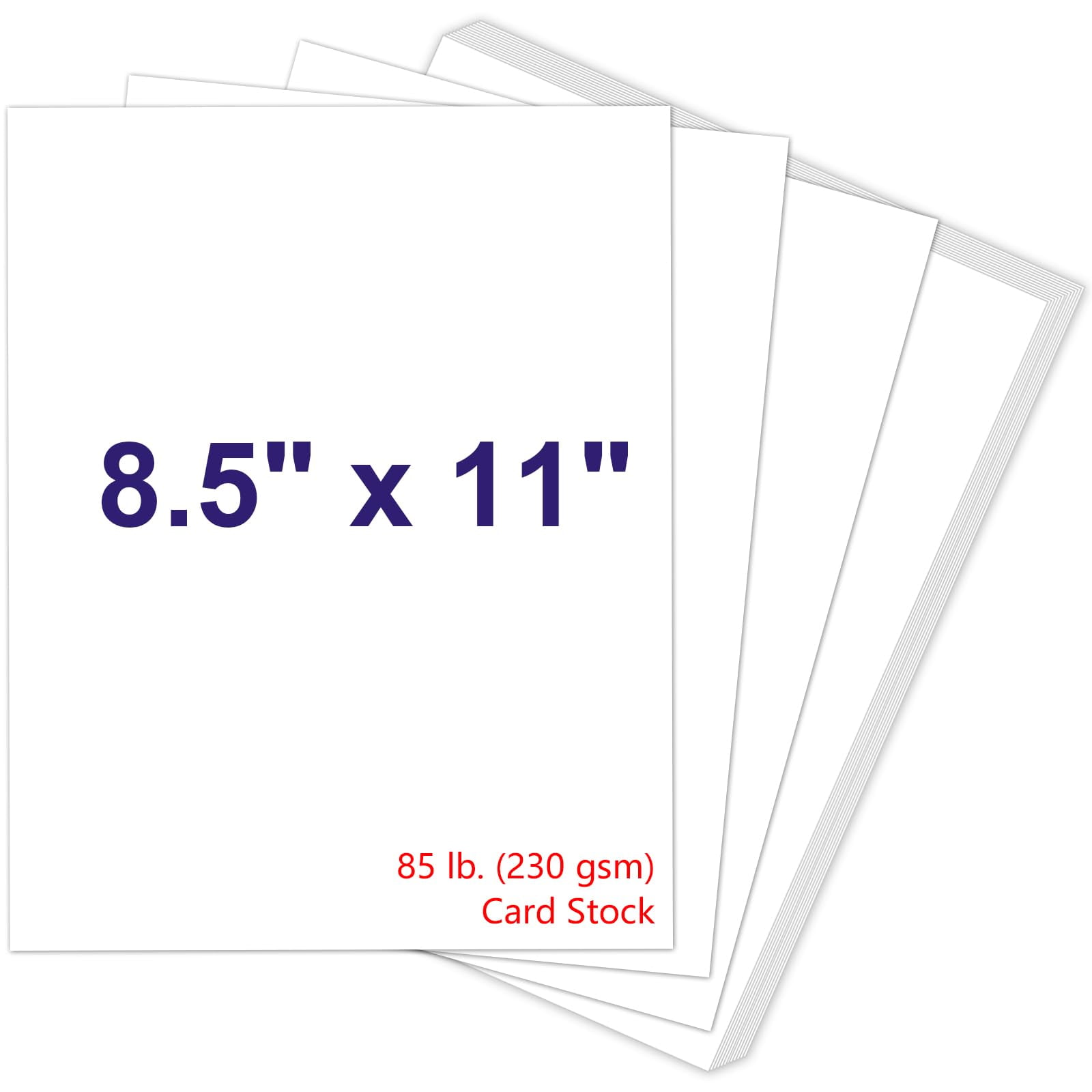 Cartulina Joyberg, Color Blanco, 8,5 X 11, 230 G/m², 30 Hojas