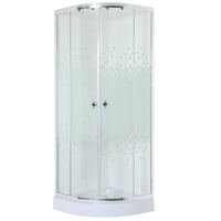 Joytek - Shower Door 70X70Cm 5Mm Mampara Curva (Sin Receptáculo)