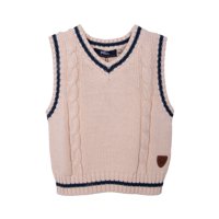 Pillin - Chaleco Bebé Niño Sin Mangas Cuello En V Arena