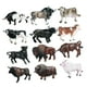 thumbnail image 1 of 12x Figuras De Animales De Simulación En Miniatura De Animales De Vaca Para Colección De Ni?os, 1 of 5