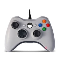 Tecnolab - Joystick Xbox 360 Con Vibración Cable Color Blanco - Ps