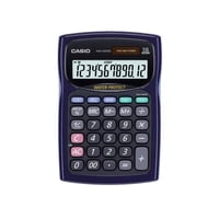 Calculadora De Escritorio 12 Digitos Azul Wm-220Ms-Bu Casio