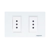 Rema - Enchufe Doble 10A 250V Marfil