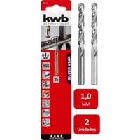 Kwb - Broca Acero Rápido Hss Silver 1.0Mm 2Un.
