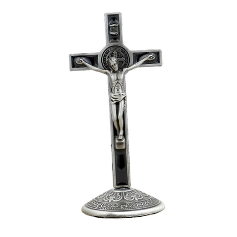 Bothyi - Estatuilla De Crucifijo Estatua De Jesús Para Decoración Cristiana Decoración De Mesa Decoración Para El Hogar Estilo B