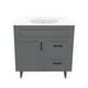 thumbnail image 1 of Kit mueble con vanitorio deluxe gris 70x47x80 cm, 1 of 5