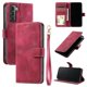 thumbnail image 3 of Funda Cartera para Samsung Galaxy S21 Plus Tapa con Ranuras, Soporte y Correa Rojo, 3 of 5