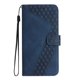 thumbnail image 4 of Funda tipo cartera para Oukitel C62 Pro con tarjetero, bolsillo para billetes, soporte, cierre magnético y correa para la muñeca, funda tipo folio con textura geométrica azul, 4 of 5